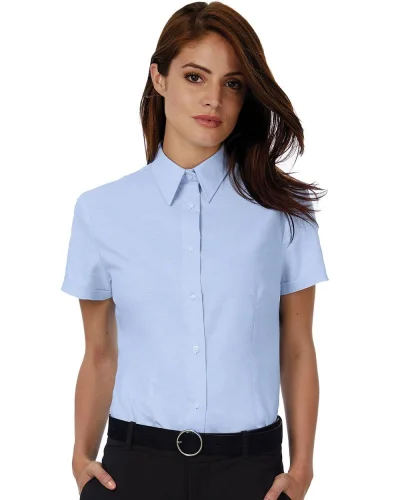 Camicia donna Oxford slim fit Easy Care 70% cotone 135g/m²
