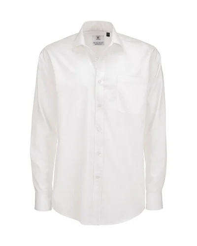 Camicia popeline uomo  regular fit easy care