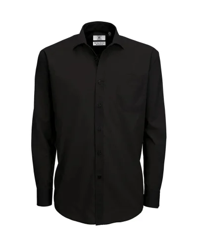 Camicia popeline uomo  regular fit easy care
