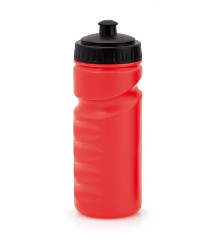 Borraccia Iskan 500 ml colorata in PE con tappo dispenser sicuro Rosso
