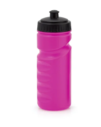 Borraccia Iskan 500 ml colorata in PE con tappo dispenser sicuro Fuxia