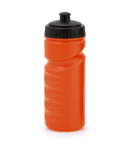 Borraccia Iskan 500 ml colorata in PE con tappo dispenser sicuro Arancione