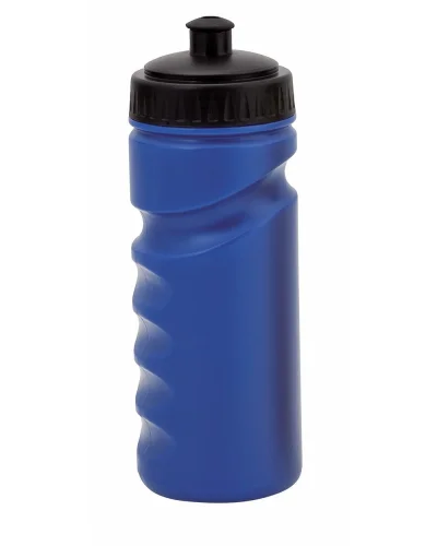 Borraccia Iskan 500 ml colorata in PE con tappo dispenser sicuro Blu