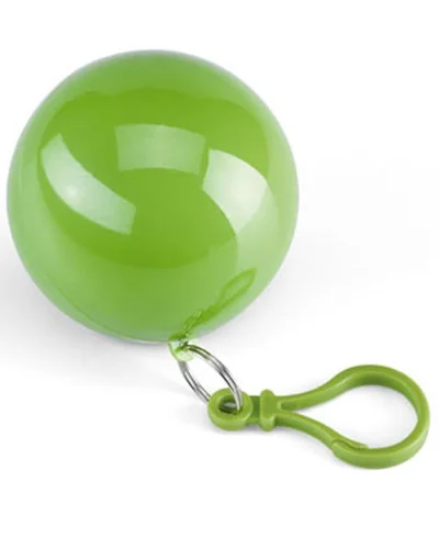 Poncho impermeabile compatto Ø6cm con moschettone - Poliestere