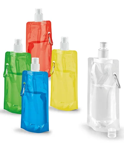 Borraccia pieghevole 460 ml BPA Free in PE alimentare