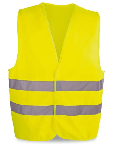 Gilet alta visibilità giallo EN471 classe 2 | 100% poliestere