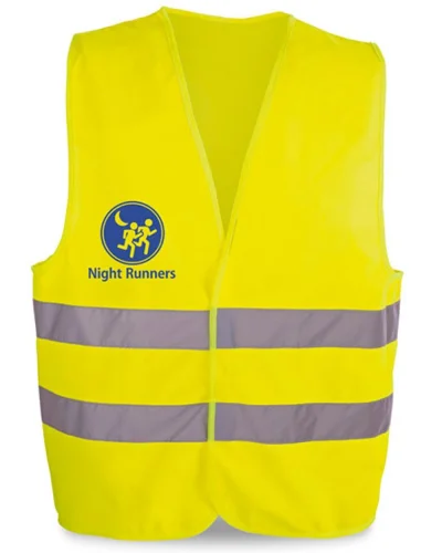 Gilet alta visibilità giallo EN471 classe 2 | 100% poliestere