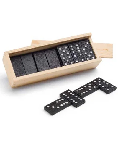 DOMINO in Legno Naturale , Scatola 14,6cm, 150g
