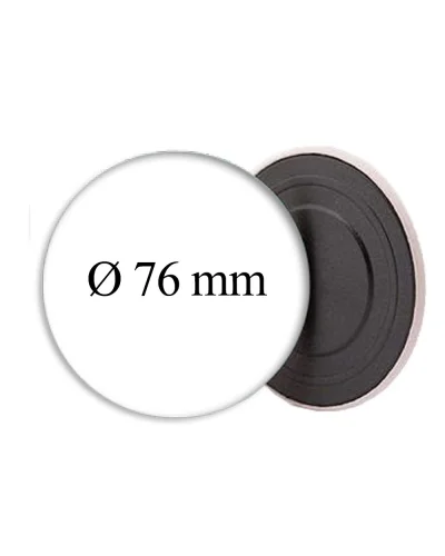 Magnete rotondo metallo Ø76 mm 30g Argento |