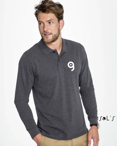Perfect Men Polo Maniche Lunghe 100% Cotone