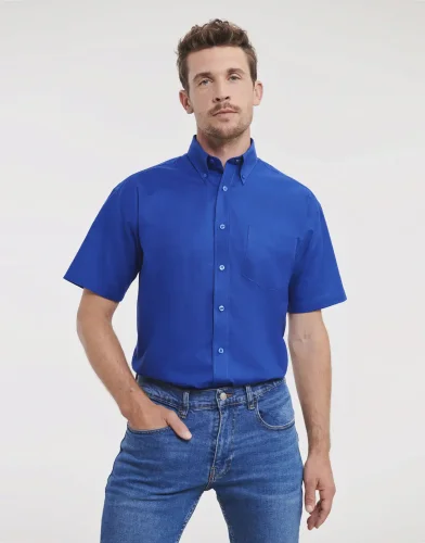 Camicia uomo Oxford classic fit manica corta