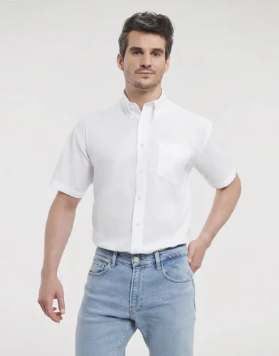 Camicia uomo Oxford classic fit manica corta