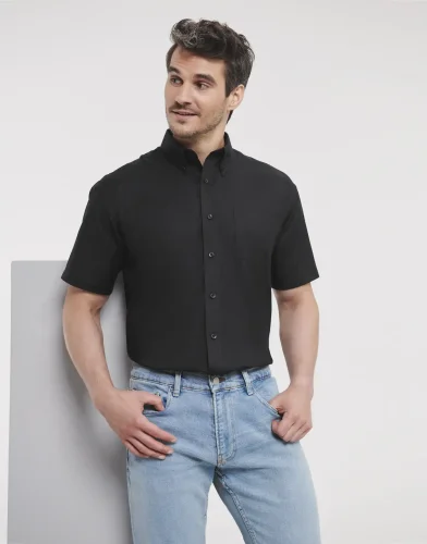 Camicia uomo Oxford classic fit manica corta