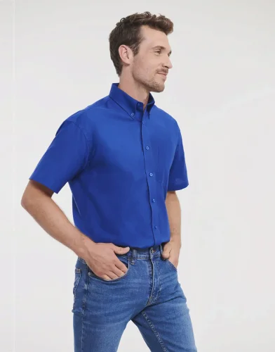Camicia uomo Oxford classic fit manica corta