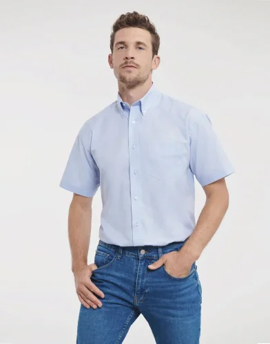 Camicia uomo Oxford classic fit manica corta