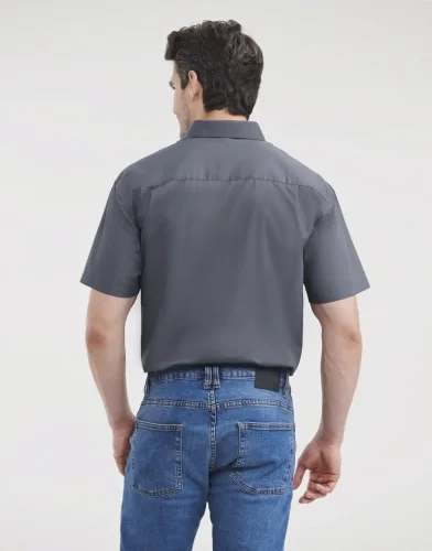Camicia uomo  popeline, maniche corte, classic fit