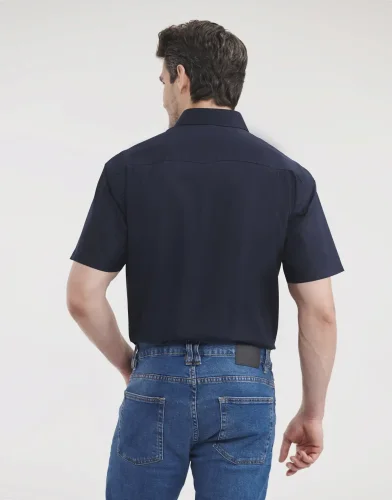 Camicia uomo  popeline, maniche corte, classic fit