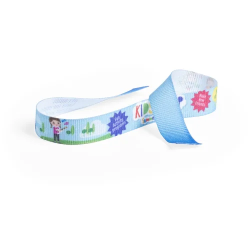 Braccialetto Waylen in poliestere morbido, 30x1,5 cm resistente