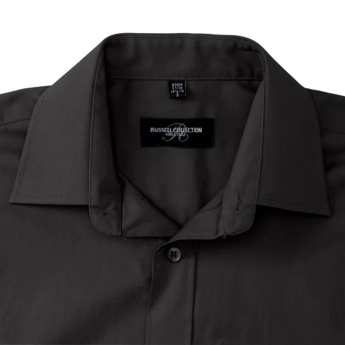 Camicia classica uomo cotone Popeline maniche lunghe