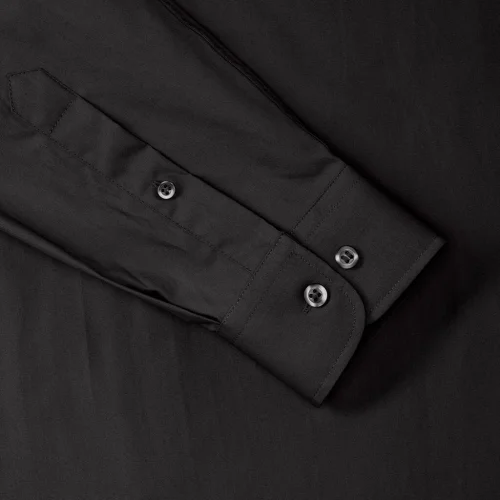 Camicia classica uomo cotone Popeline maniche lunghe