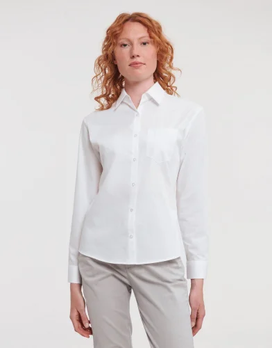 Camicia popeline cotone classic fit manica lunga