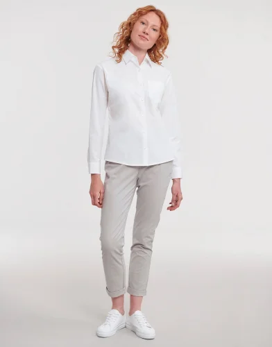 Camicia popeline cotone classic fit manica lunga
