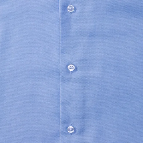 Camicia Oxford uomo Tailored Fit bianca, colletto rigido, Malfini