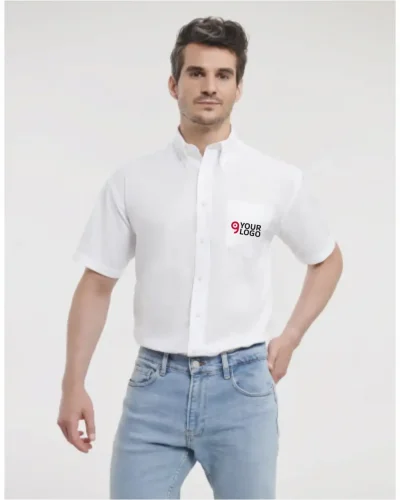 Camicia uomo Oxford classic fit manica corta