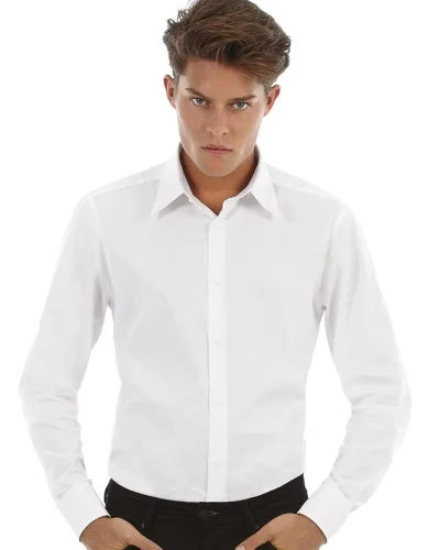 London Stretch Shirt cotone 97%, elasticizzata, Medium Fit, 135g