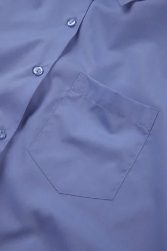 Camicia donna Popeline manica lunga taschino cotone