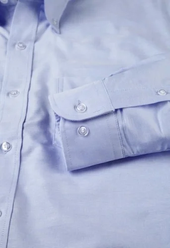Camicia Oxford Uomo Classic Fit Cotone, Maniche Lunghe