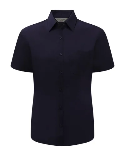 Camicia Donna Classic Fit Taschino Manica Corta