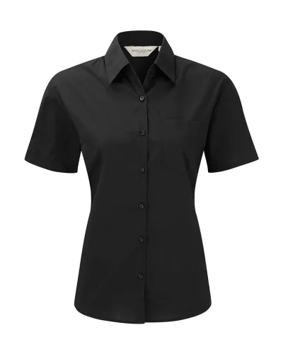 Camicia Donna Classic Fit Taschino Manica Corta