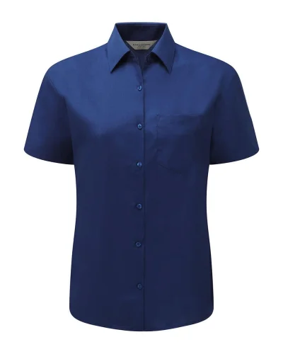 Camicia Donna Classic Fit Taschino Manica Corta