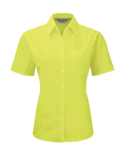 Camicia Donna Classic Fit Taschino Manica Corta