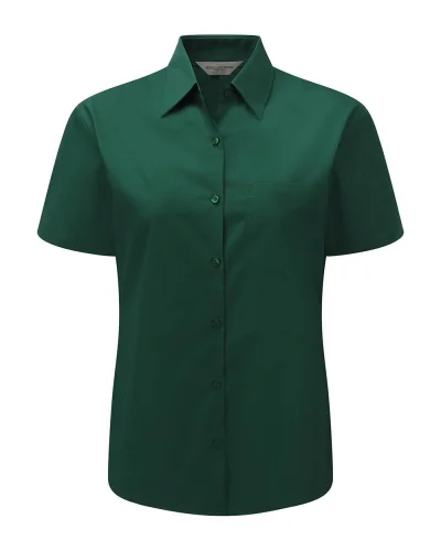 Camicia Donna Classic Fit Taschino Manica Corta