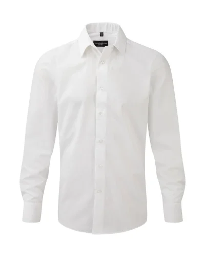 Camicia uomo slim popeline elegante manica lunga