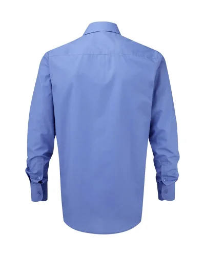 Camicia uomo slim popeline elegante manica lunga