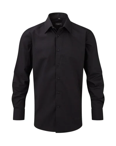 Camicia uomo slim popeline elegante manica lunga