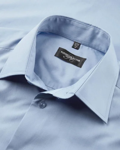 Camicia uomo slim popeline elegante manica lunga