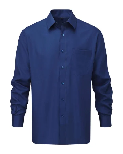 Camicia uomo Popeline, manica lunga, tasca petto