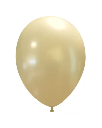 Palloncini Lattice 24cm Metallizzati Pastello | Biodegradabili Avorio Metallizzato