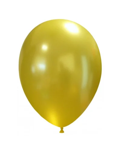 Palloncini Lattice 24cm Metallizzati Pastello | Biodegradabili Giallo Metallizzato