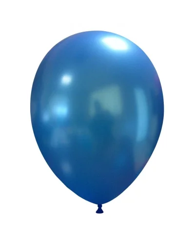 Palloncini Lattice 24cm Metallizzati Pastello | Biodegradabili Blu Scuro Metallizzato