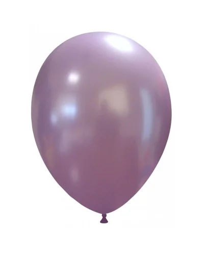 Palloncini HappyBall 27 cm metallizzati biodegradabili in lattice Lavanda Metallizzato