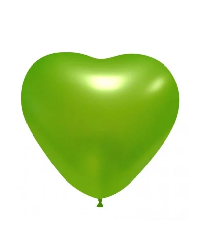 Palloncini Cuore Metallizzati 13.5 cm in Lattice Pastello BalloonUp Cedro Metallizzato