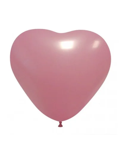 Palloncini Cuore Pastello 16 cm in Lattice Biodegradabile BalloonArt Rosa