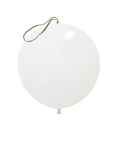 Palloncini Punchball Pastello 45 cm in Lattice Biodegradabile Bianco