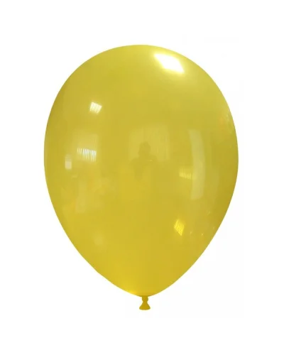 Palloncini lattice 26 cm cristallo, biodegradabili, vari colori Giallo Cristal