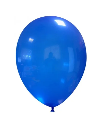 Palloncini Cristal 30cm in lattice biodegradabile Blu Scuro Cristal